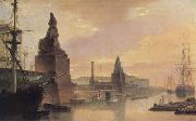 unknow artist The Neva Embankment Near The Academy of Arts oil painting picture wholesale